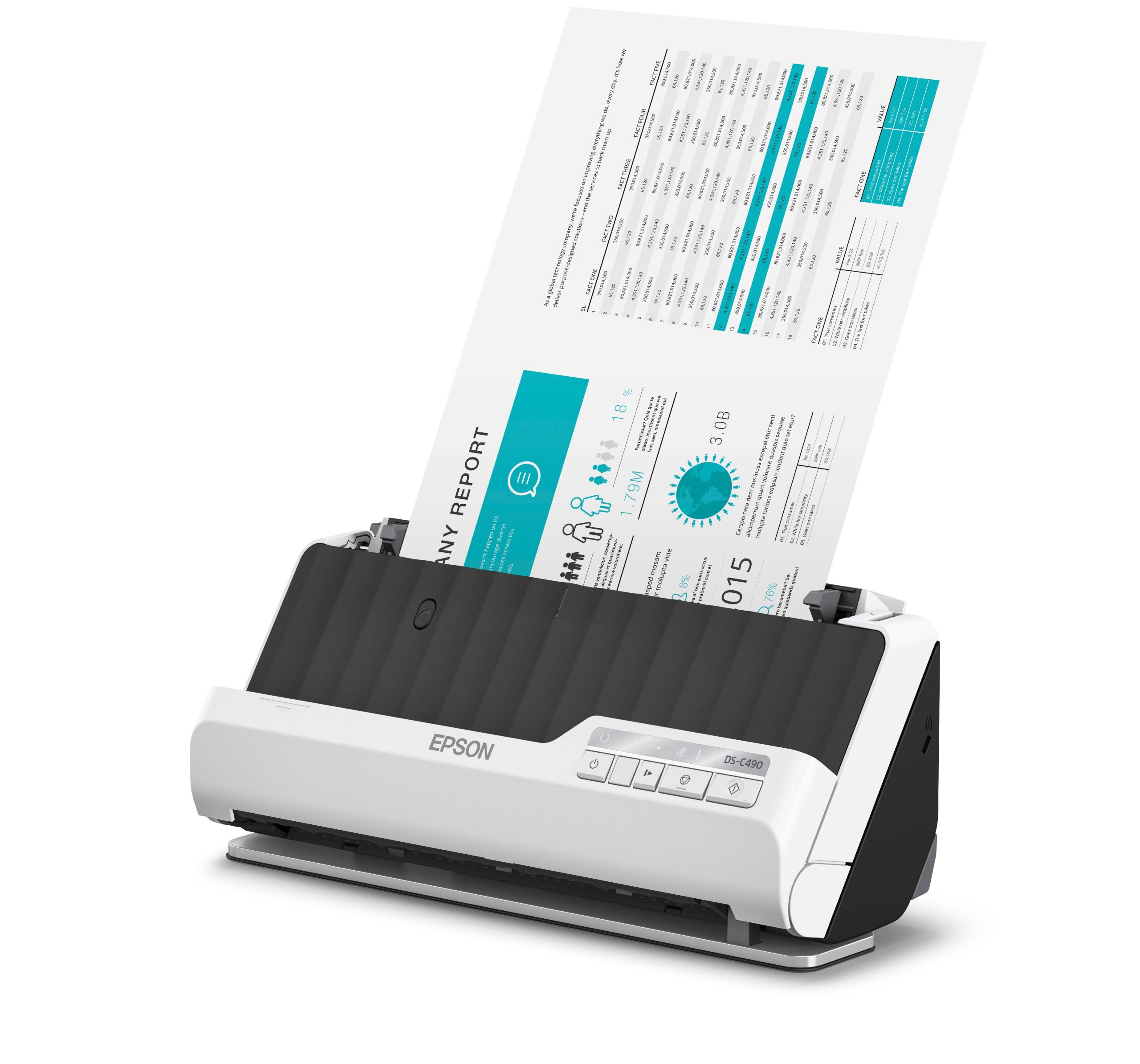 Epson Escáner DS-C490 (B11B271201) -