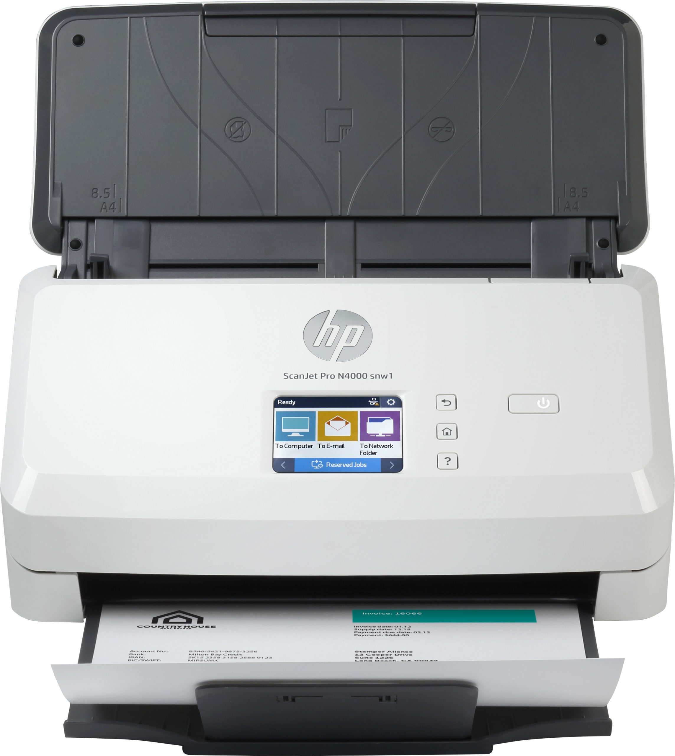 Escáner HP Scanjet Pro N4000 snw1 6FW08A -