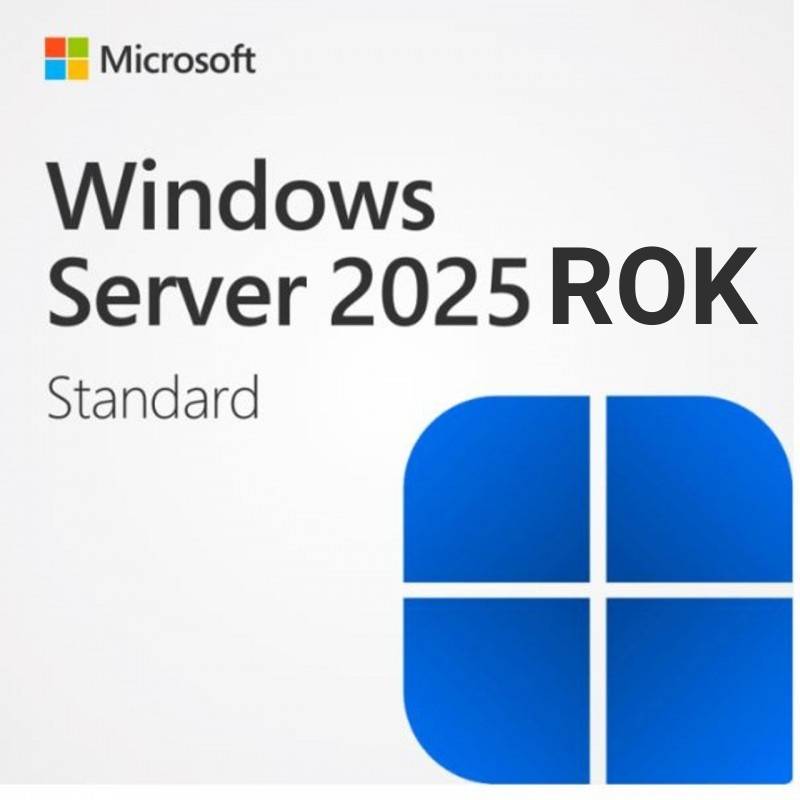 ROK Microsoft Windows Server 2025 Standard 16 núcleos en/fr/es/xc SW -