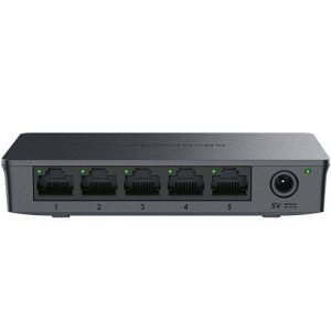 Switch No administrable - 5 puertos Gigabit con crossover automático MDI/MDIX
