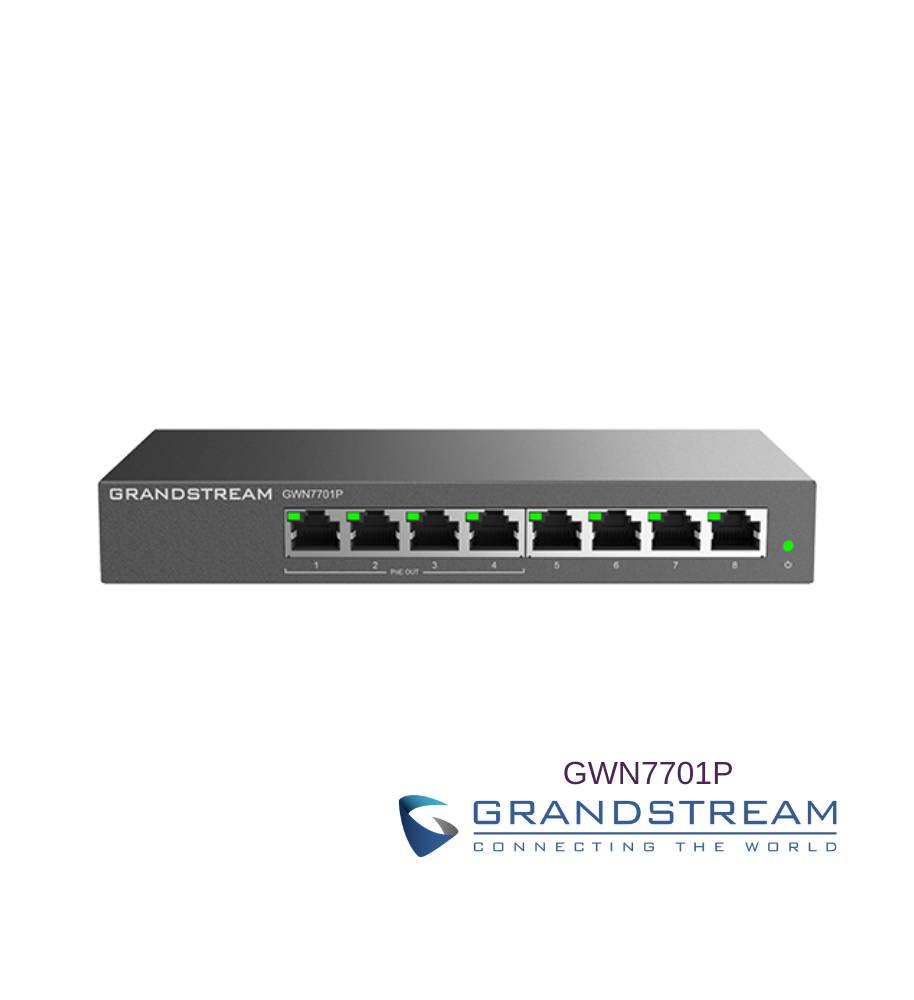 Switch No administrable - 8 puertos Gigabit
