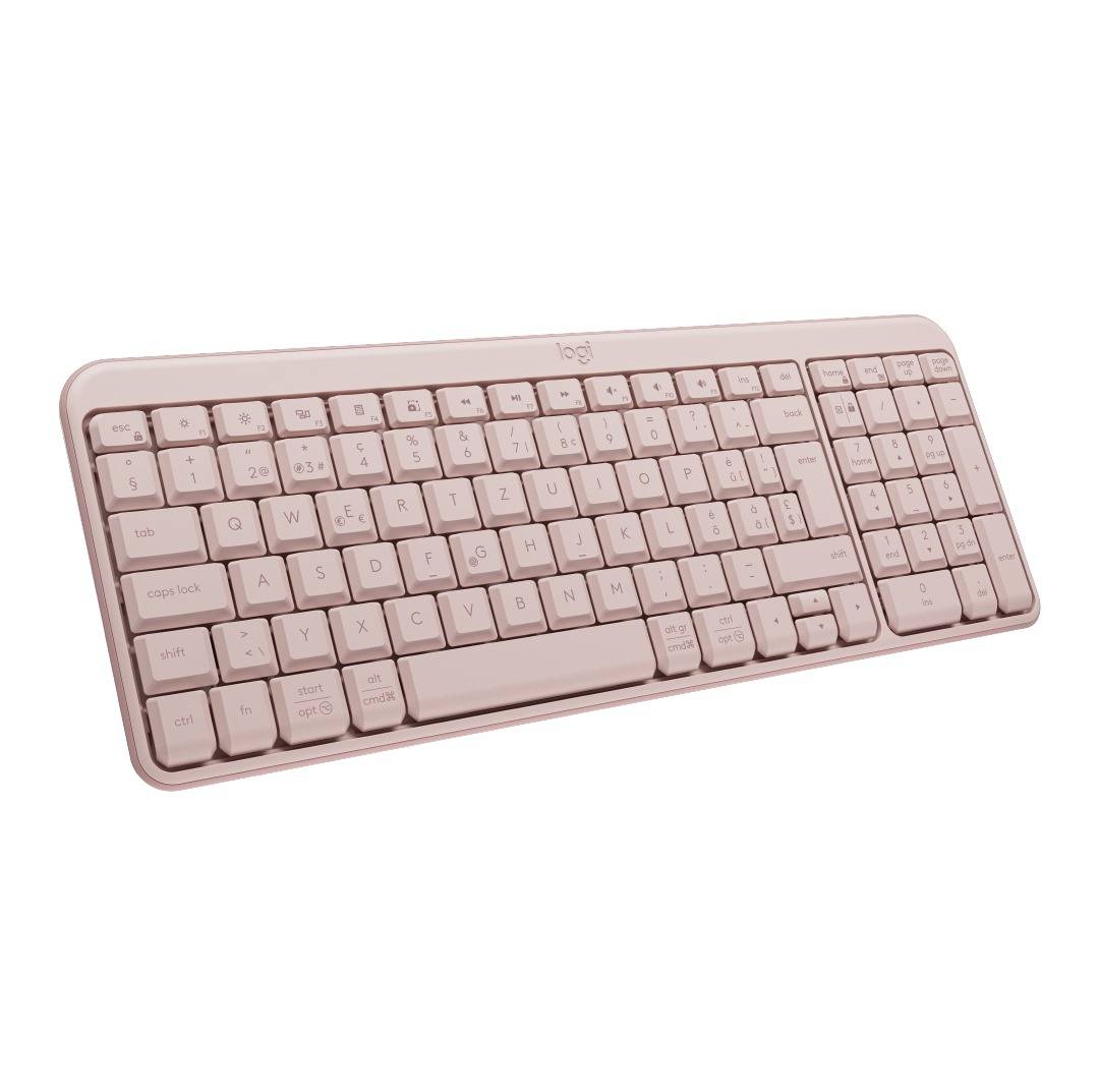 Teclado Logitech K250 920-013447 Color rosa. -
