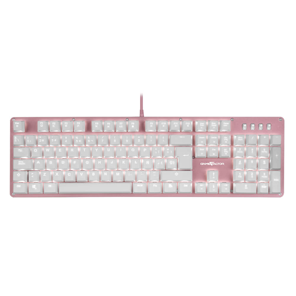 Teclado Mecánico Game Factor KBG400-PK-RD - Switch Red
