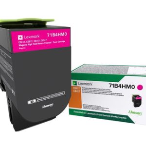 Toner MAGENTA LEXMARK 71B4HM0. Alto Rendimiento - capacidad 3
