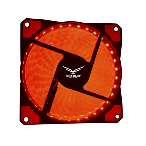 Ventilador para Gabinete Naceb Technology NA-0919R - Negro/Rojo