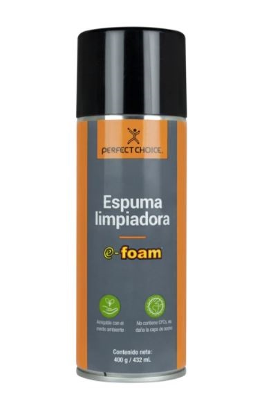 Espuma Limpiadora PERFECT CHOICE - Pantallas / Plásticos