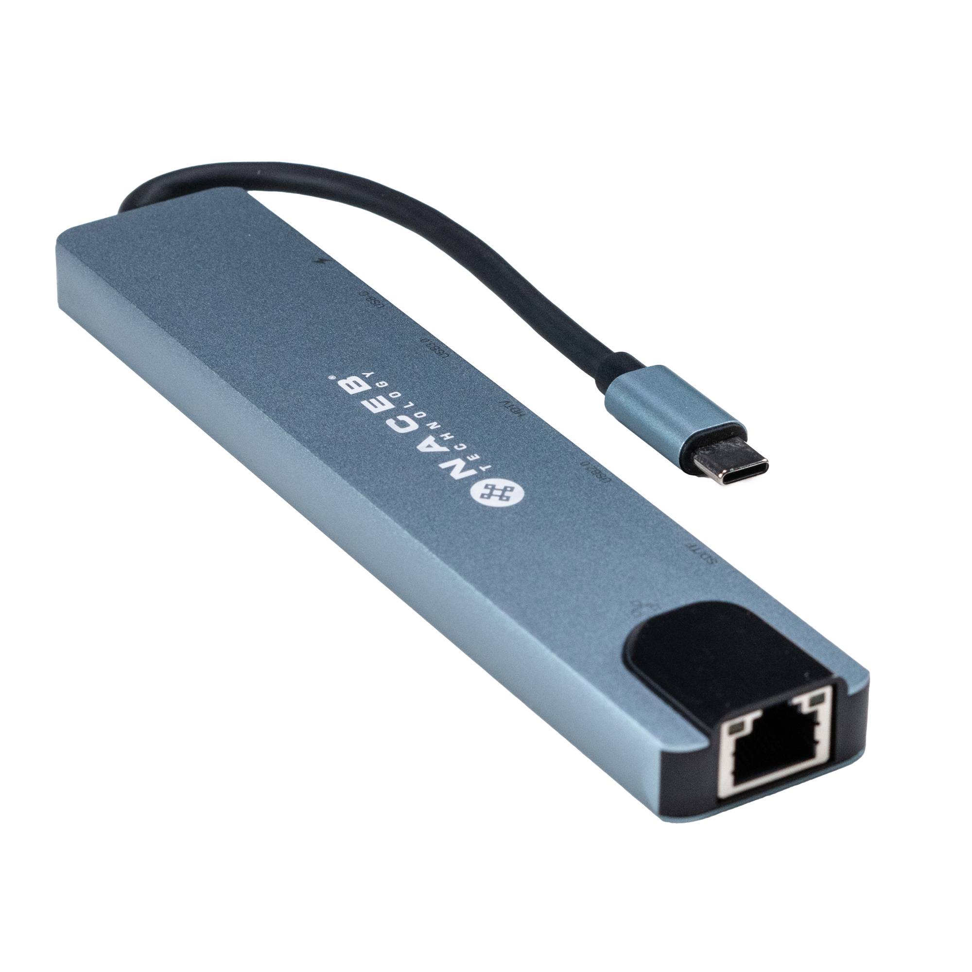 Adaptador Hub Tipo C Naceb 8 EN 1 NA-0128 -
