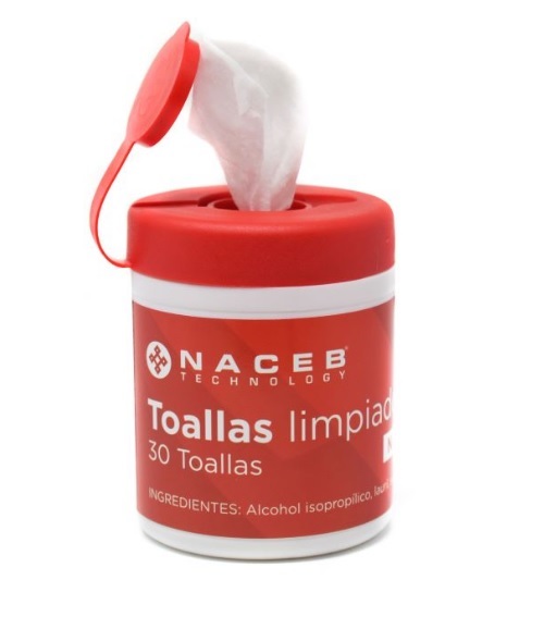 Toallas Naceb Naceb Technology NA-0801 - Rojo
