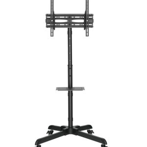 Soporte de carrito OVALTECH OVTV-CA3255 Móvil Para TV De 32 pulgadas a 55 pulgadas (Resistencia 35kgs) -