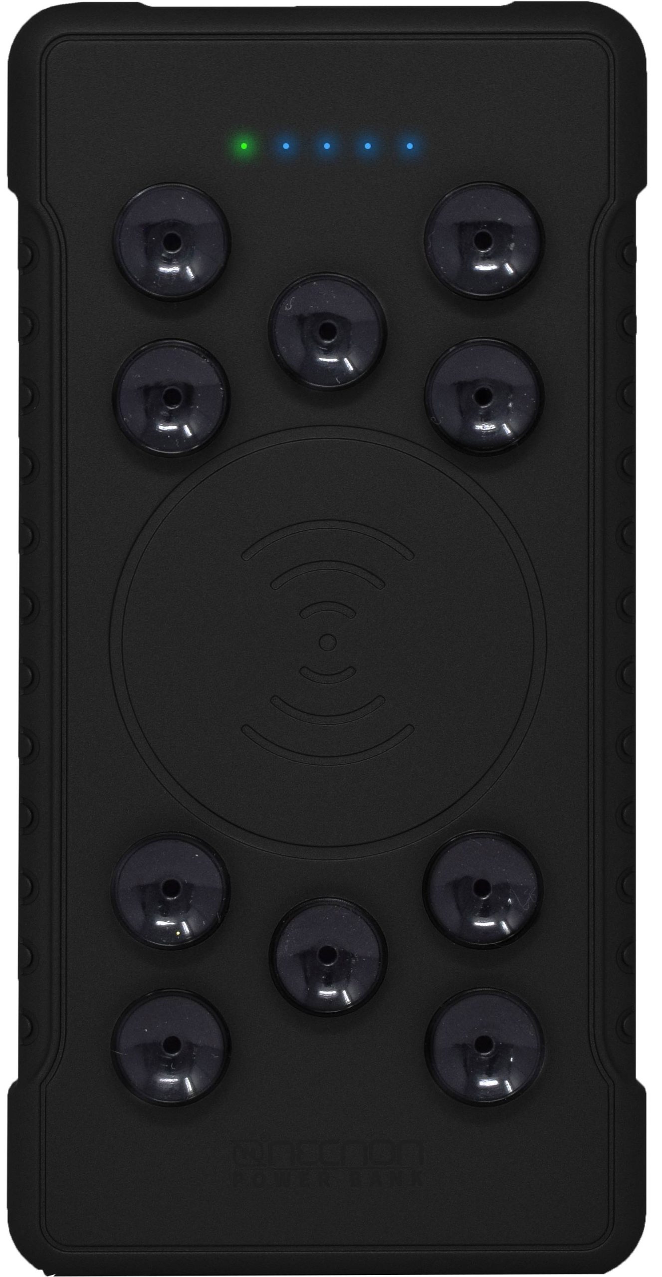 POWERBANK NPW-13QCW Necnon 13000mAh CARGA 3.0 CARGA INALAMBRICA 15W ALAMBRICA 18W MICRO USB 3.0 TIPO C 3.0 VENTOSAS NEGRO NPPB1301QW -