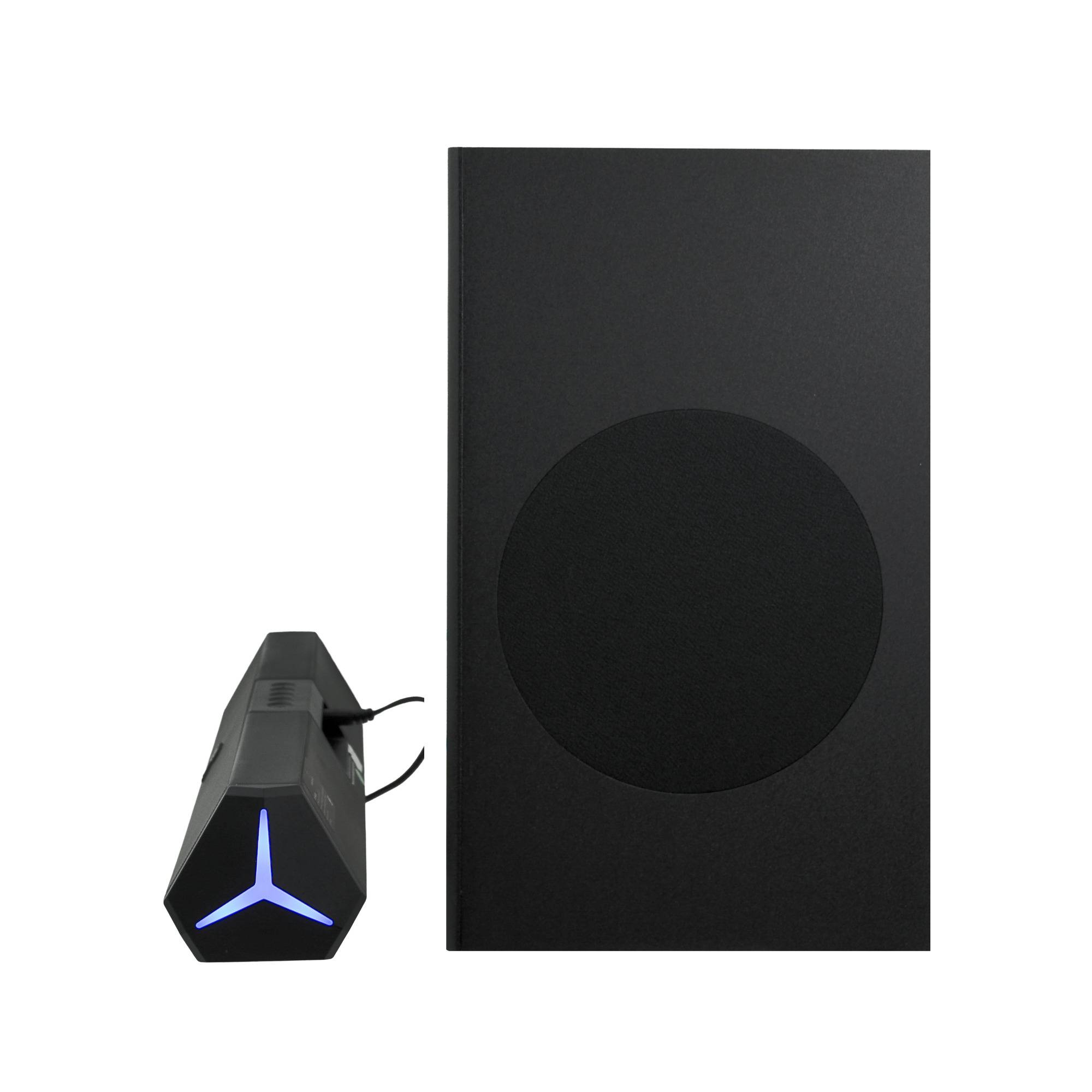 Barra de Audio con luz RGB y Subwoofer 70W Emphoria | PERFECT CHOICE -