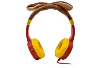 AUDIFONOS ON-EAR ALAMBRICOS KIDS VOLUMEN SEGURO A 95DB 3.5 MML SALIDA AUDIO 3.5MML HIPOALARGENICO NO TOXICO PUG ROJO -