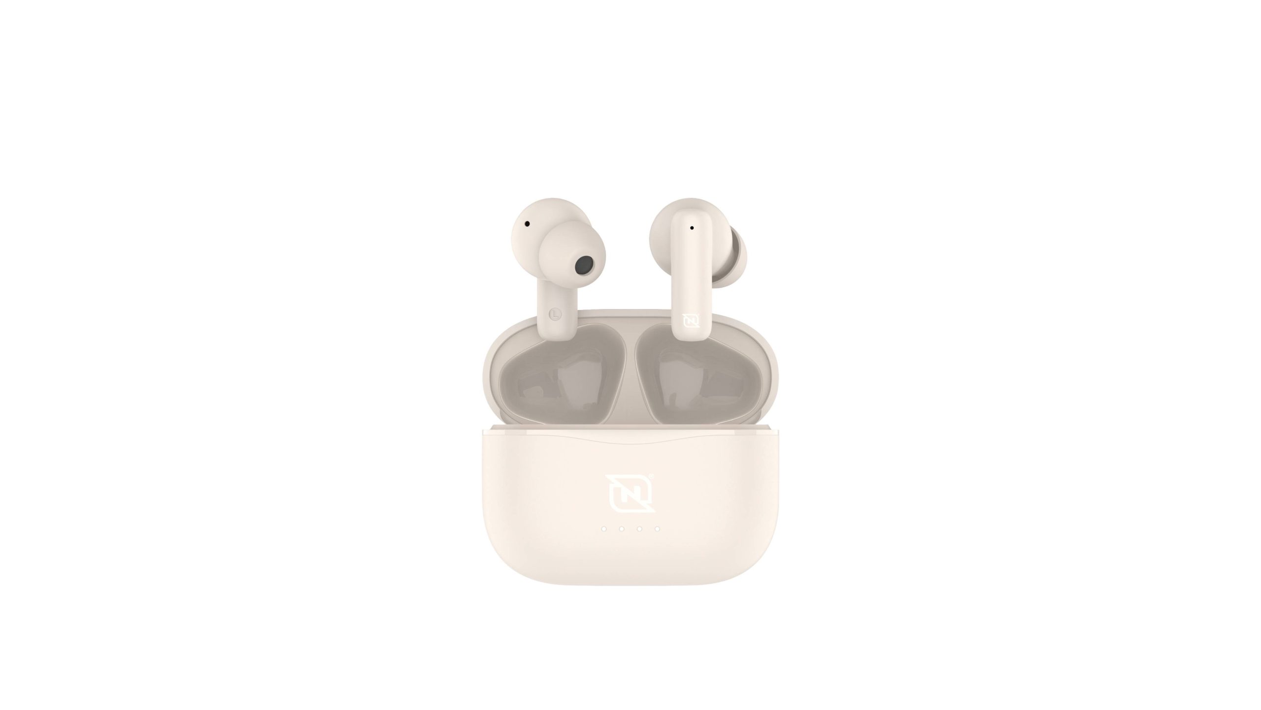 AUDIFONOS IN-EAR NTWS-103 BLUETOOTH 5.3 TWS SUPER BASS MANOS LIBRES HASTA 5 HRS DE DURACIÓN - 4 INDICADORES DE CARGA EN DOCK