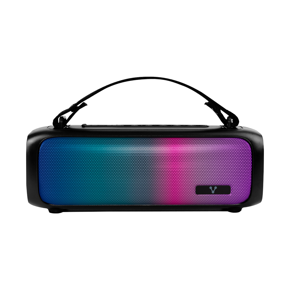 BOCINA VORAGO BSP-260 BLUETOOTH / USB / 3.5MM / LUZ RGB / TWS / 16W RMS CON HASTA 7 HRS AUTONOMIA -