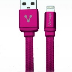 Cable Lightning VORAGO CAB-119 - Rosa