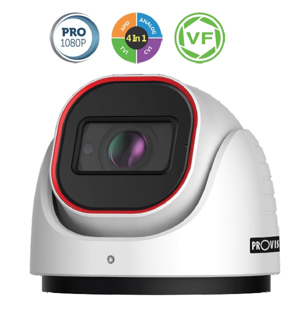 Camara domo AHD 2 MP(AHD/TVI/VCI) - 700 TVL (CVBS)