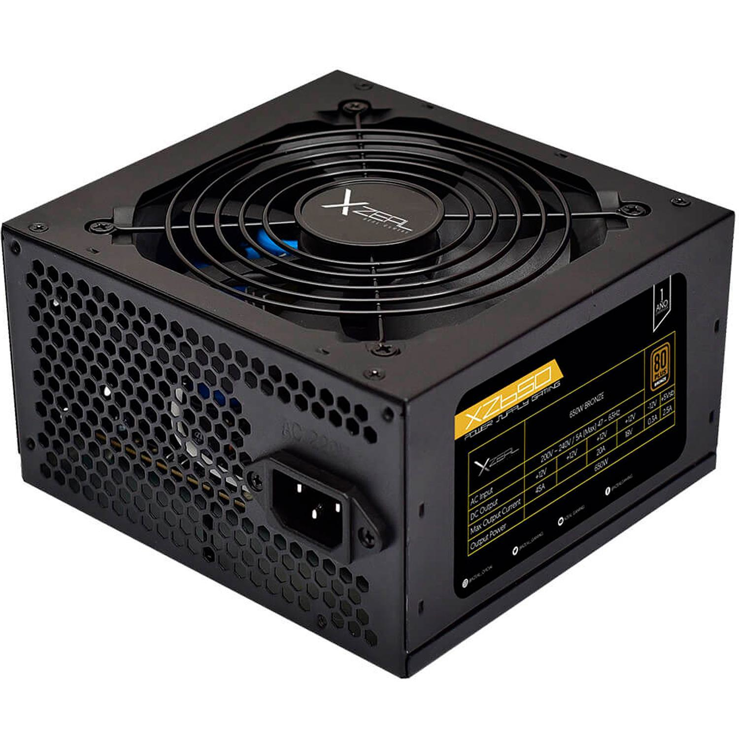 Fuente De Poder Xzeal 650W. XZPS650B -