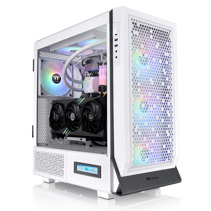 Gabinete Thermaltake Ceres 500 TG ARGB Snow Mid Tower - ATX/E-ATX/Micro ATX/Mini-ITX