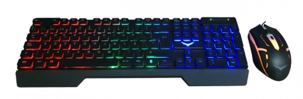 Kit Teclado y Mouse Gamer Naceb Fallen (NA-0951) - Retroiluminado