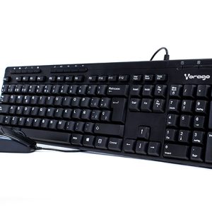 Kit de teclado y mouse VORAGO KM-104 - Estándar