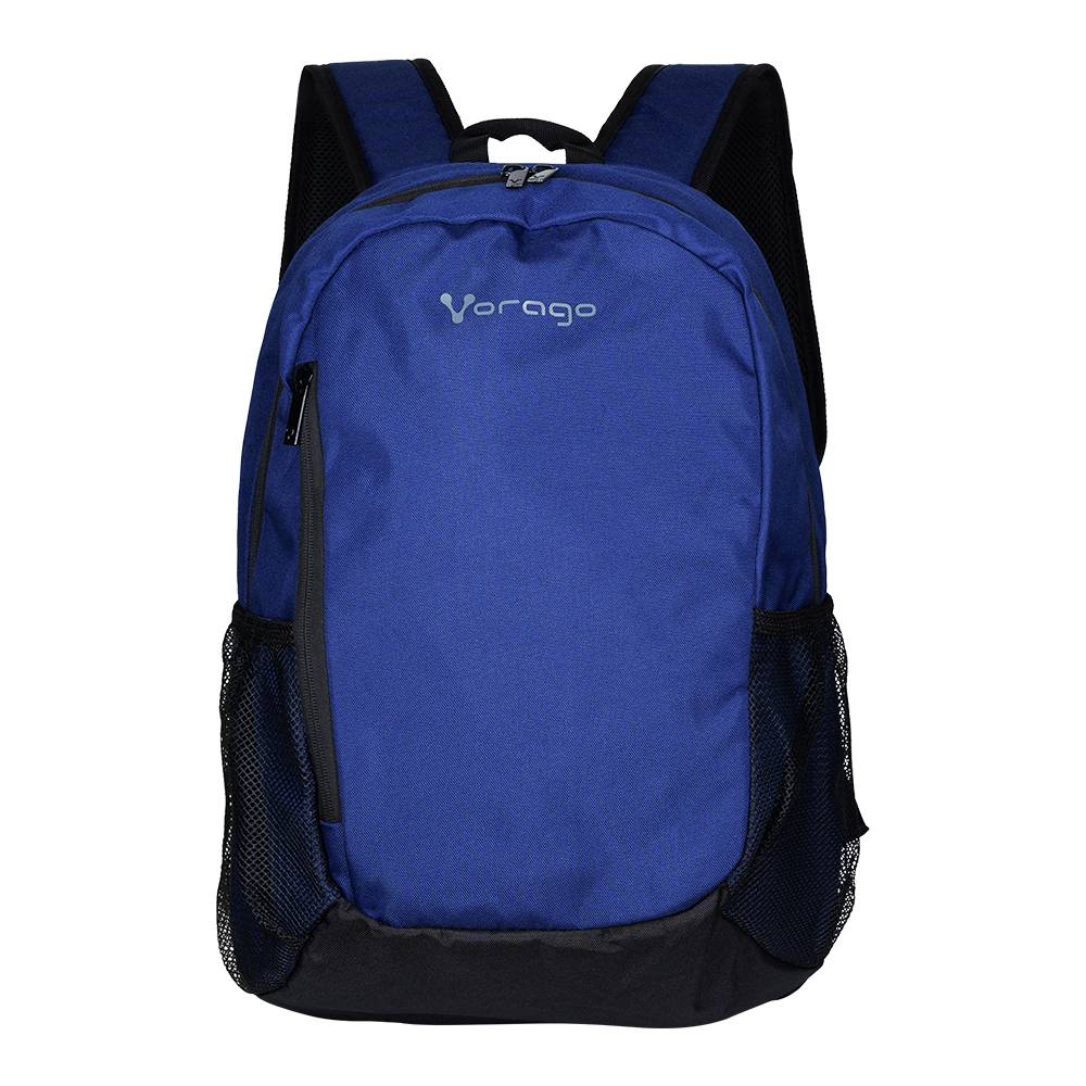 MOCHILA VORAGO BP-150 ECOLÓGICA rPET LAPTOP 15.6 pugladas AZUL / NEGRO -