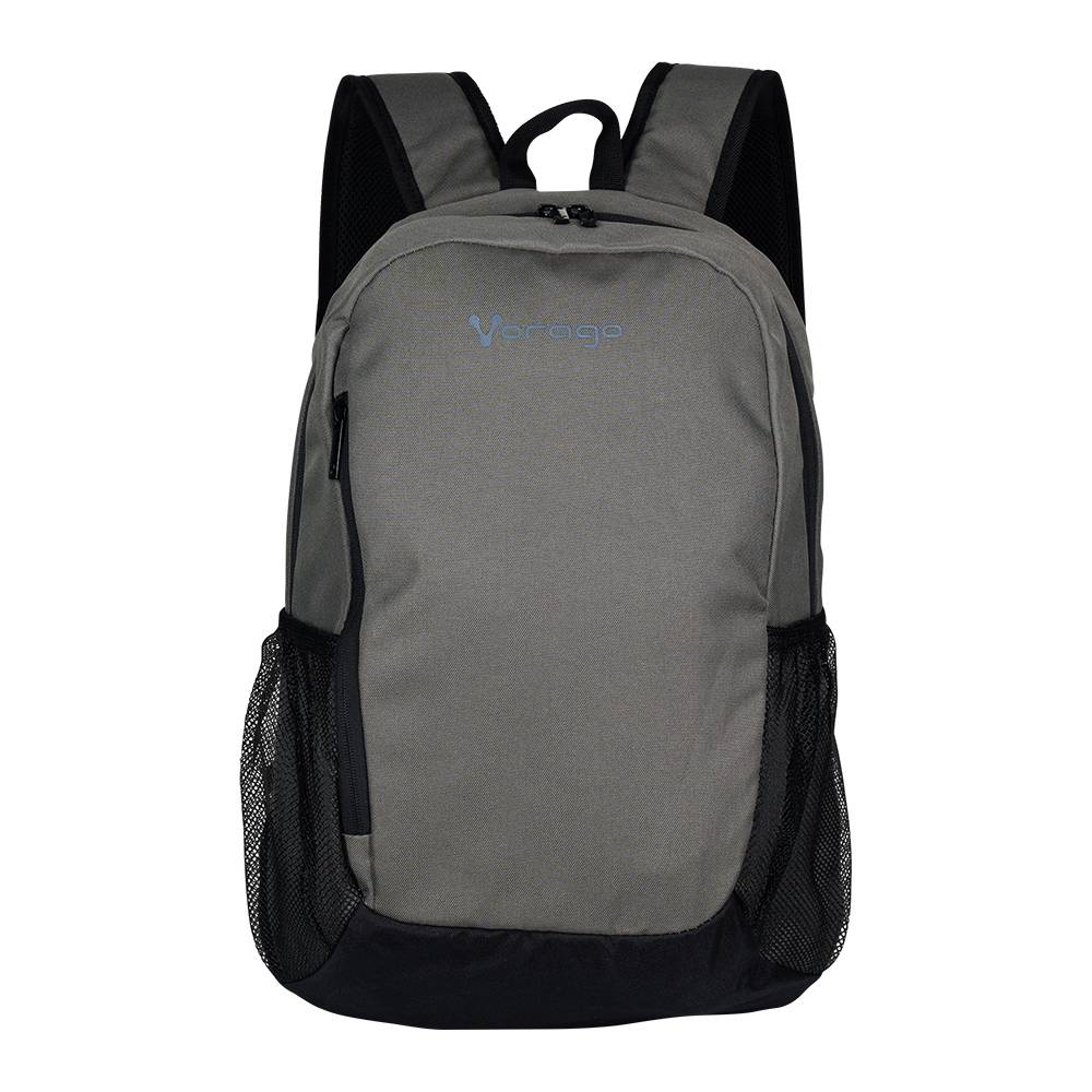 MOCHILA VORAGO BP-150 ECOLÓGICA rPET LAPTOP 15.6 pulgadas GRIS / NEGRO -