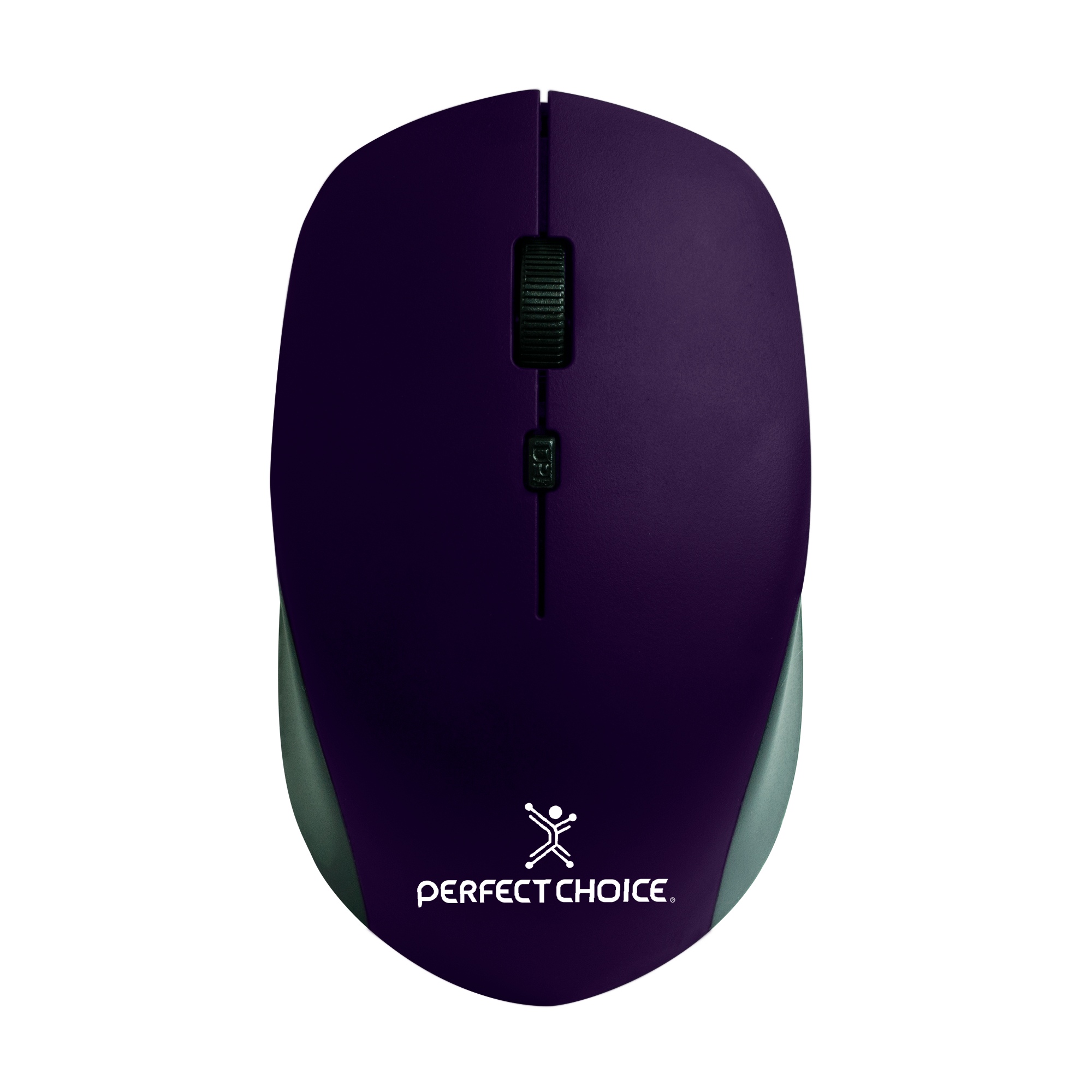 Mouse Inalámbrico con Sensor Óptico Conector USB 1600 DPI Root Pro Color Morado | PERFECT CHOICE -