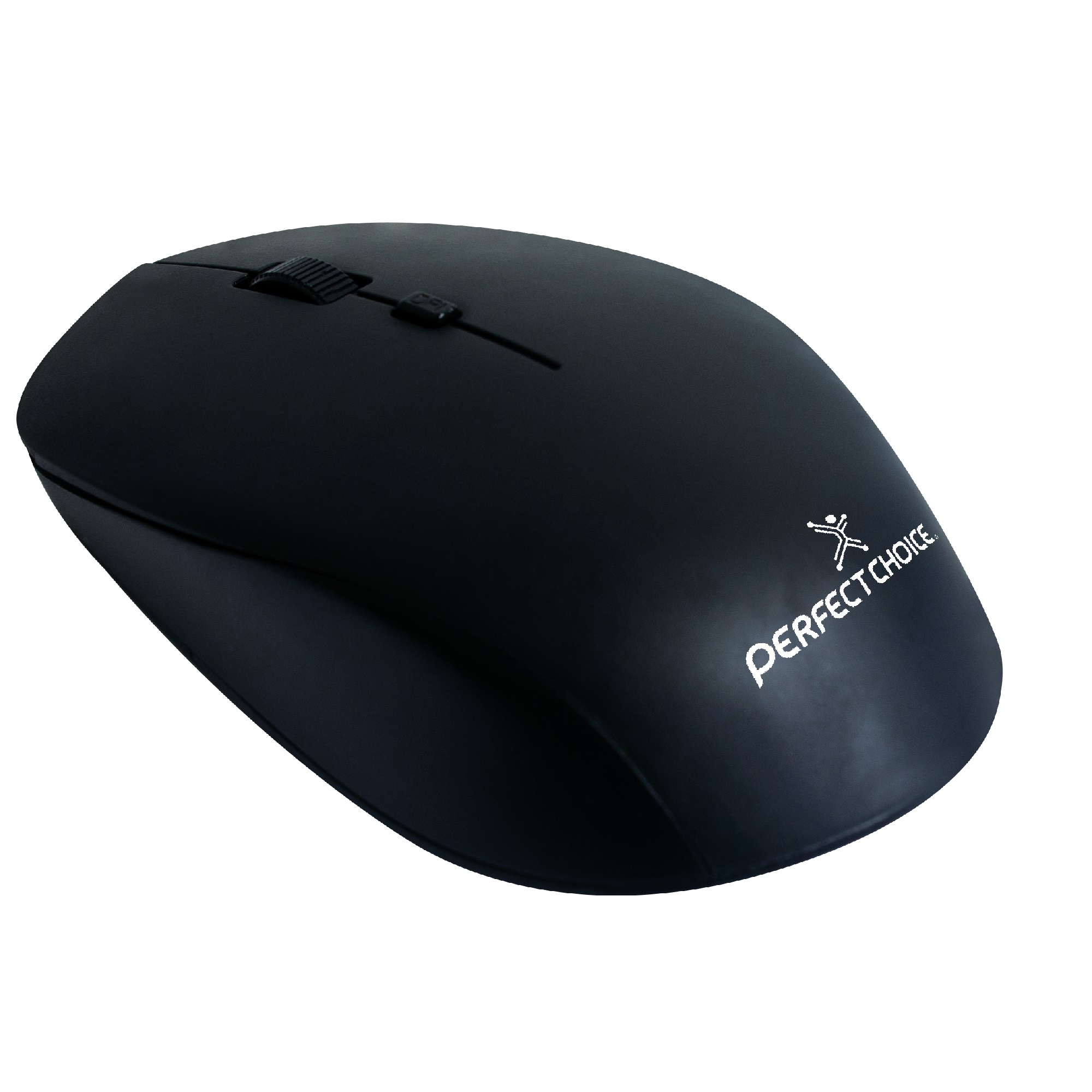 Mouse Inalámbrico con Sensor Óptico Conector USB 1600 DPI Root Pro Color Negro | PERFECT CHOICE -