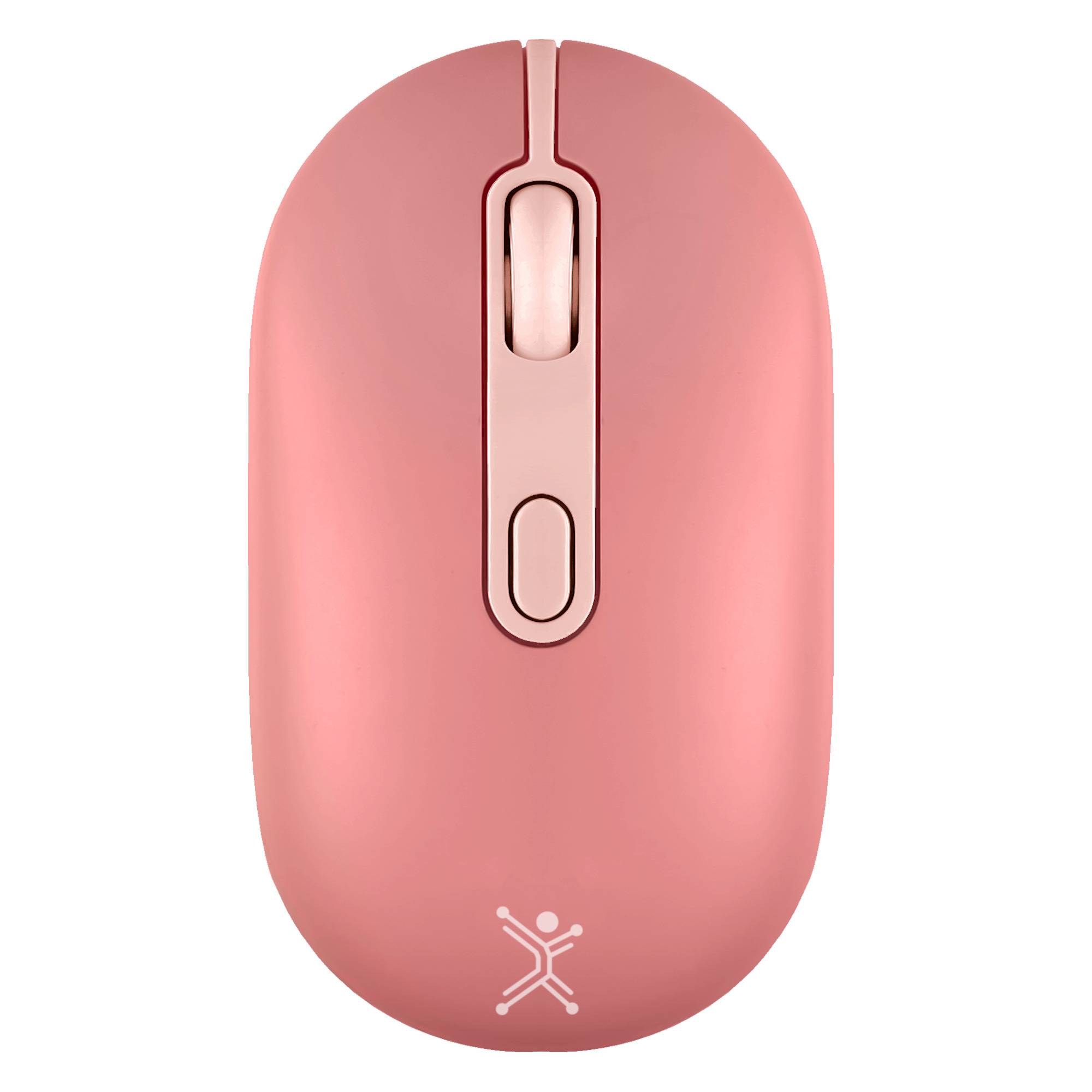 Mouse Recargable 2.4GHz + Bluetooth Clic Silencioso COLORI Color Rosa | PERFECT CHOICE -