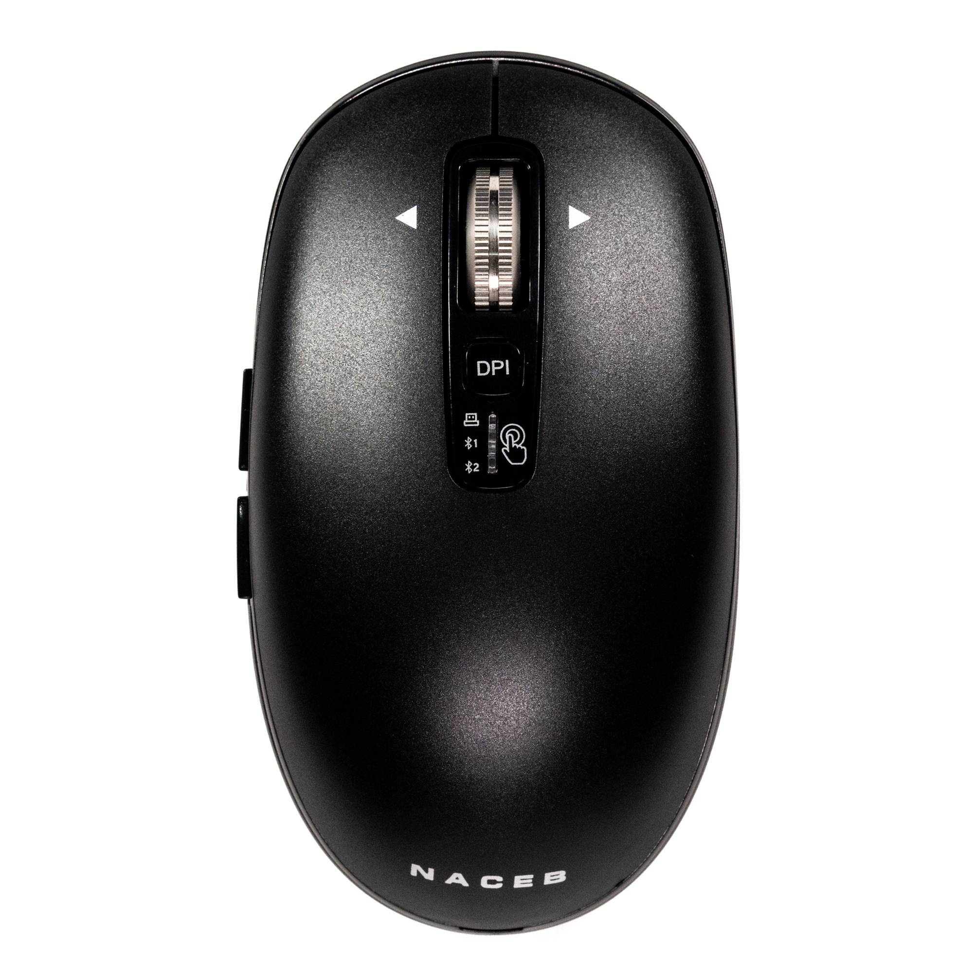 Naceb Mouse Inalambrico Slim Negro NA-0131N -