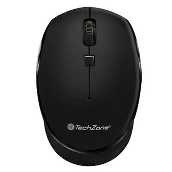 Mouse inalámbrico Start Black TechZone - hasta 1600 DPI's