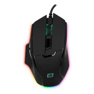 MOUSE VORAGO START THE GAME MO-504 RGB CONFIGURABLE SOFTWARE HASTA 6 - 400 DPI'S USB  NEGRO