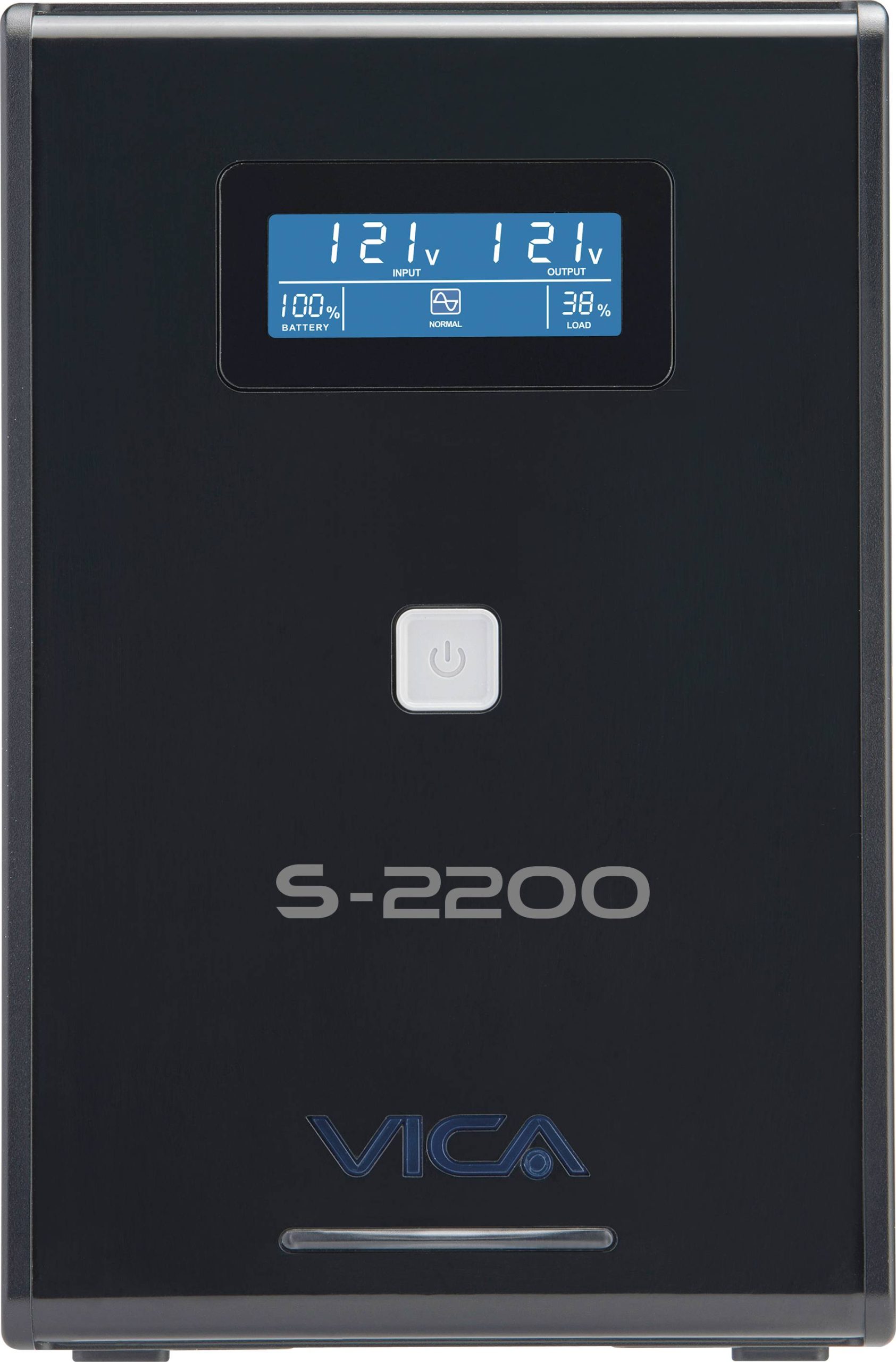 No break con regulador integrado marca VICA modelo S 2200 2200VA/1200W  Entrada Voltaje 127 VCA 60 Hz - Consumo de energía 20 A.