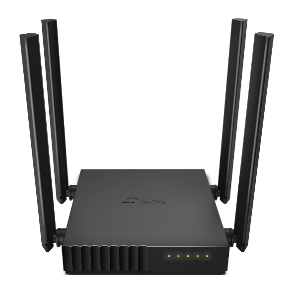 Router ROUTER WIFI TP-LINK DOBLE BANDA ARCHER C50 (V6) AC1200 MULTIMODO DE GRAN TRANSMISIÓN -