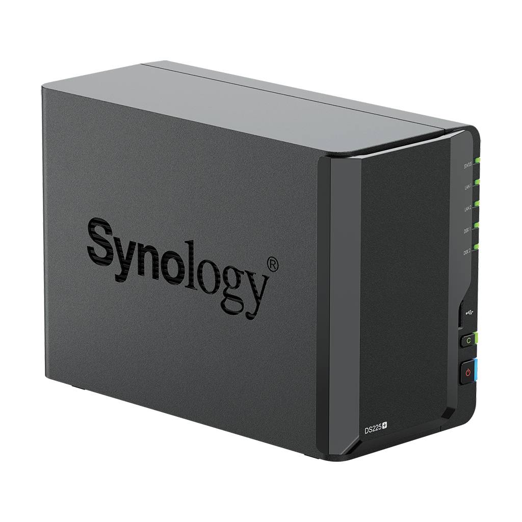 Servidor NAS marca Synology modelo DS225+ 16 Bahias -