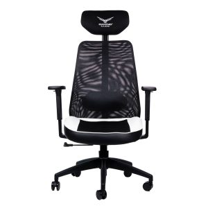 Silla Naceb Gamer Silla De Malla Gamer X-One Color Blanco NA-09S4B -