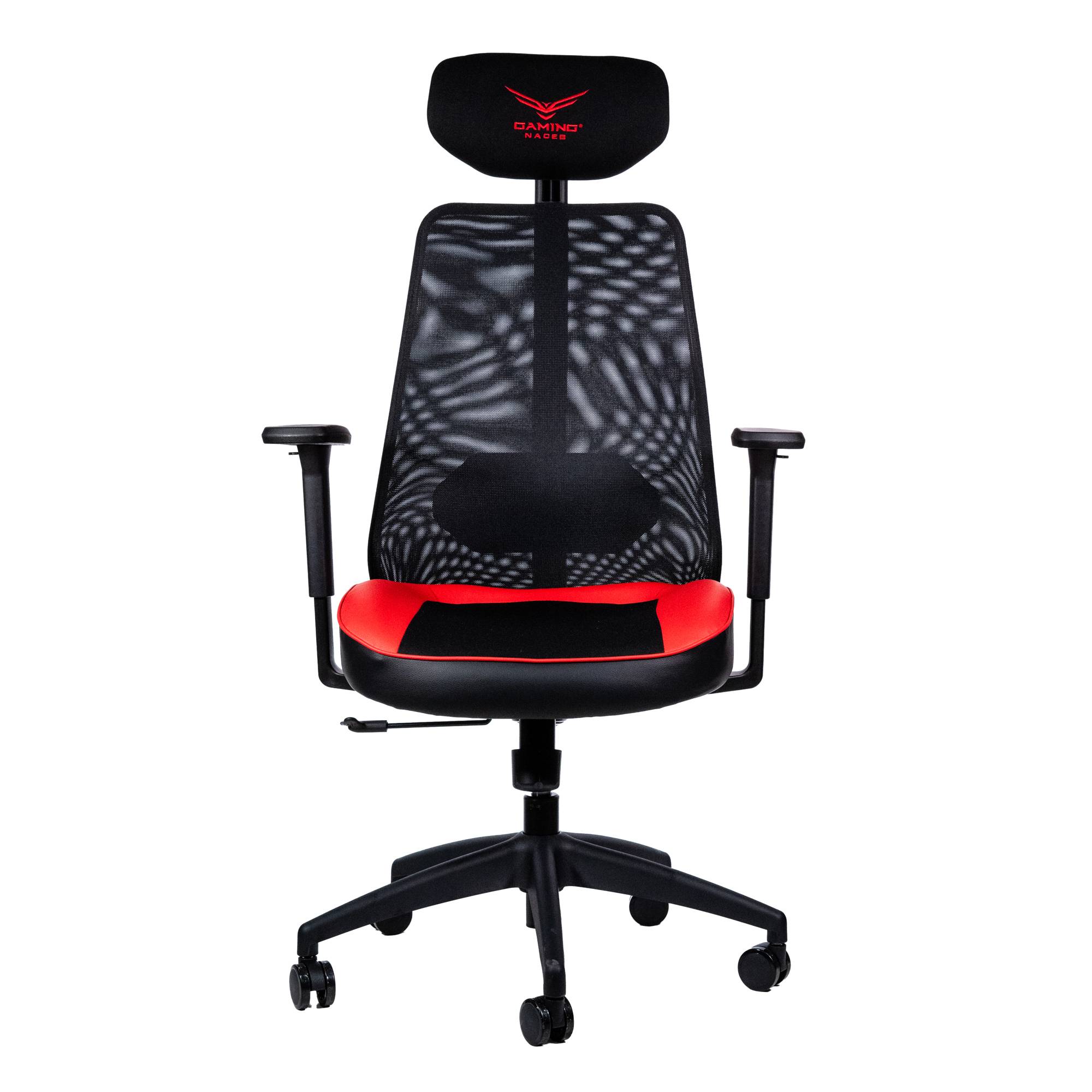 Silla Naceb Gamer Silla De Malla Gamer X-One Color Rojo NA-09S4R -