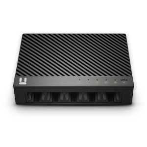 Switch NETIS modelo ST3105C - 5 puertos 10/100Mbps Switch de escritorio con Seguro de conector incorporado