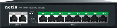 Netis Switch POE P110GC - 8 Puertos POE y 2 Puertos Uplink
