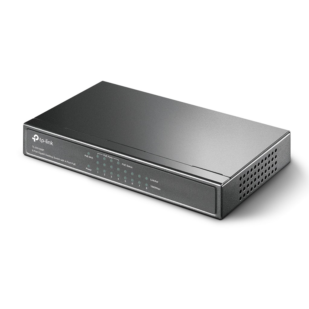 Switch PoE TP-LINK TL-SG1008P - Gris